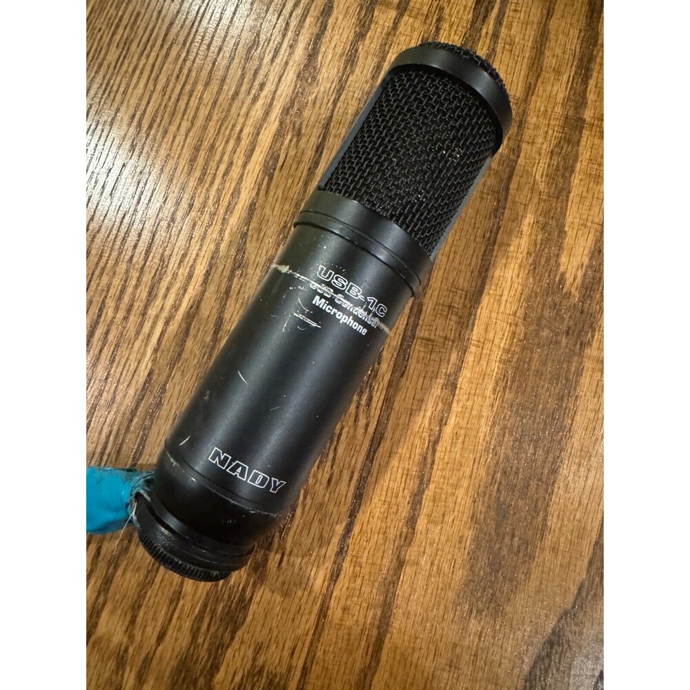 NADY - USB-1C - USB Condenser Microphone - Black Untested (for parts)